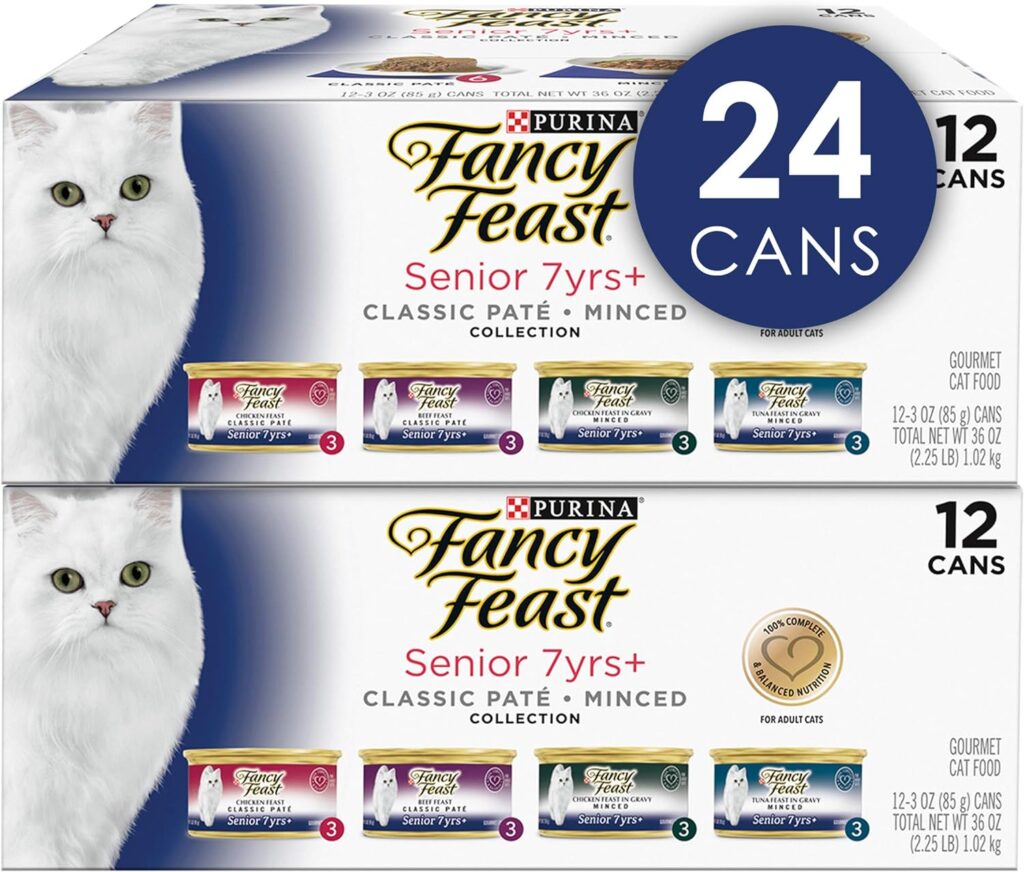 Purina Fancy Feast High Protein Senior - (2 Packs of 12) 3 oz. Cans