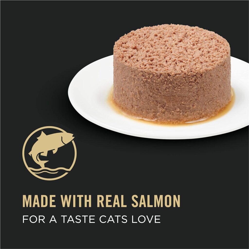 Purina Pro Plan Pate High Protein Senior Wet Cat Food, SENIOR 11+ Salmon  Tuna Entree - 3 oz. Pull-Top Can